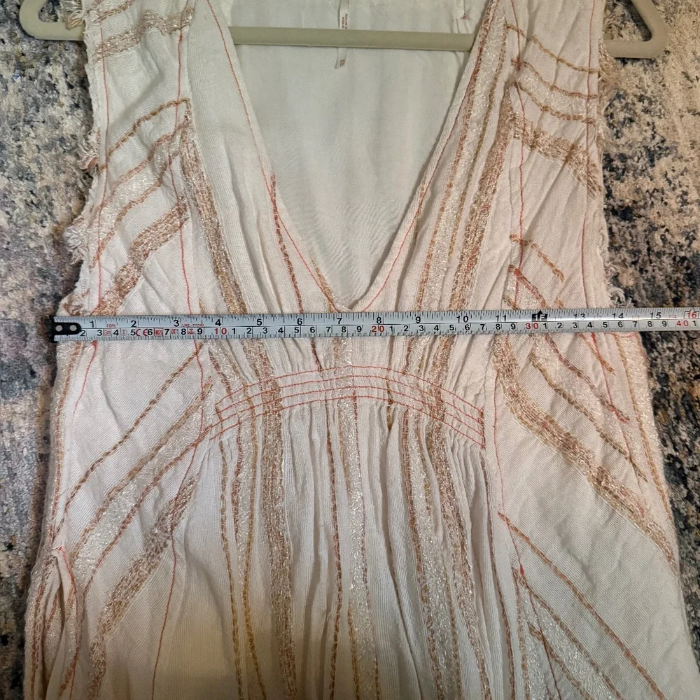 LIKE NEW Free People Cactus Flower Mini Dress with pockets! sz XS
